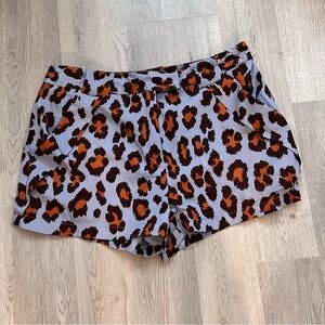 Animal print shorts